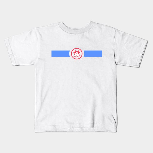 MooMooMilk Kids T-Shirt by LabRat